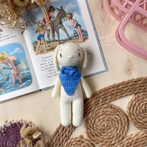 Tuto doudou lapin en crochet